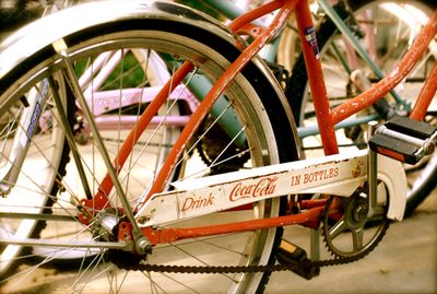 Folding Tandem Bicycle on Loving This Vintage Coca Cola Bike  Parked Right Around The Corner